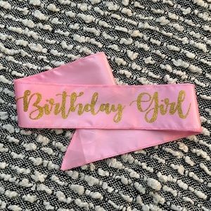 Birthday Girl Sash